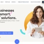 Homepage of an AI integrated website.